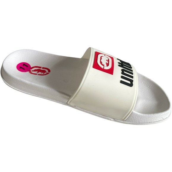 Men’s Slides Ecko Unltd Men\'s Athletic Comfort Slide , Open Toe Size 11 White main image 7